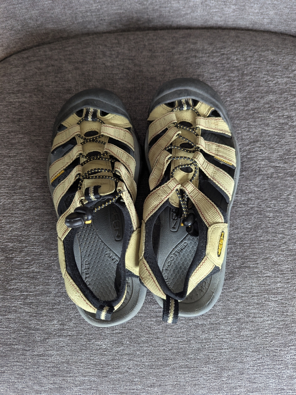Keen Women's Sandals - Yellow/Greenish and Black